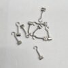 Stainless steel crimp hooks orthodontic accessory